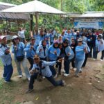 Keluarga Besar Gapersus dan Senam Bogor Istimewa (SBI) mengikuti kegiatan Touring & Refreshing Wisata Alam di kawasan Sungai Lewi Kunten